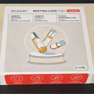 Dossier Fragrance Bestsellers Trio Set Ambery Saffron Vanilla Floral Marshmallow